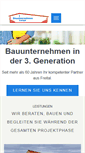 Mobile Screenshot of bauunternehmen-lange.de